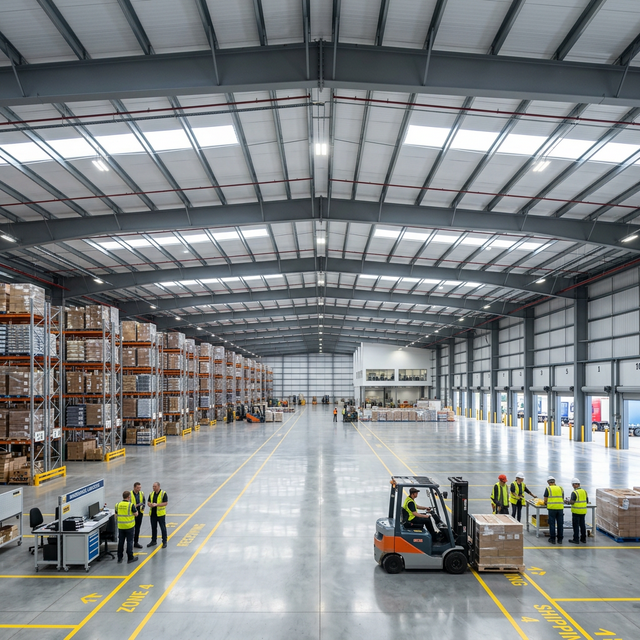 Logistics PEB Warehouse in Hyderabad